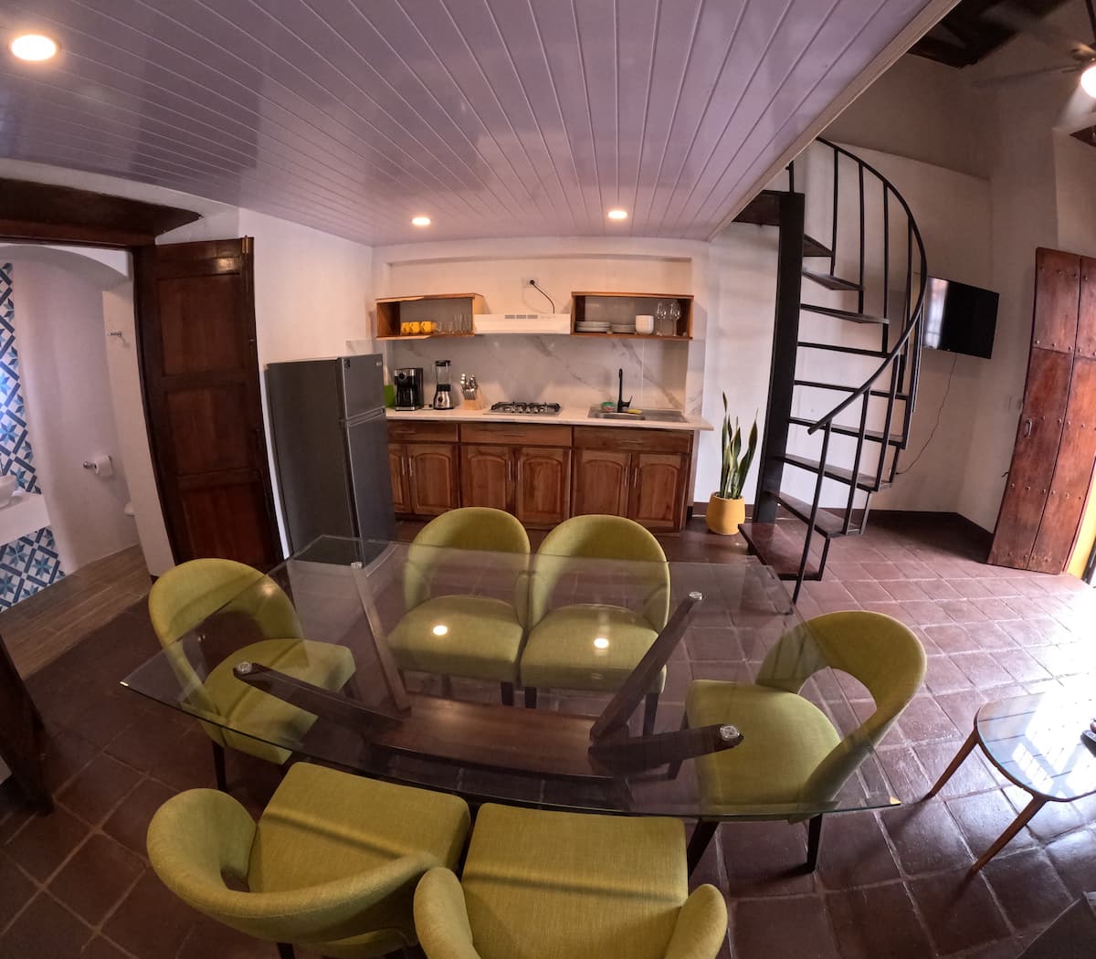 The loft, from the stair